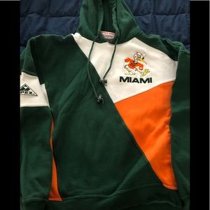 Miami Hurricanes hooded sweatshirt